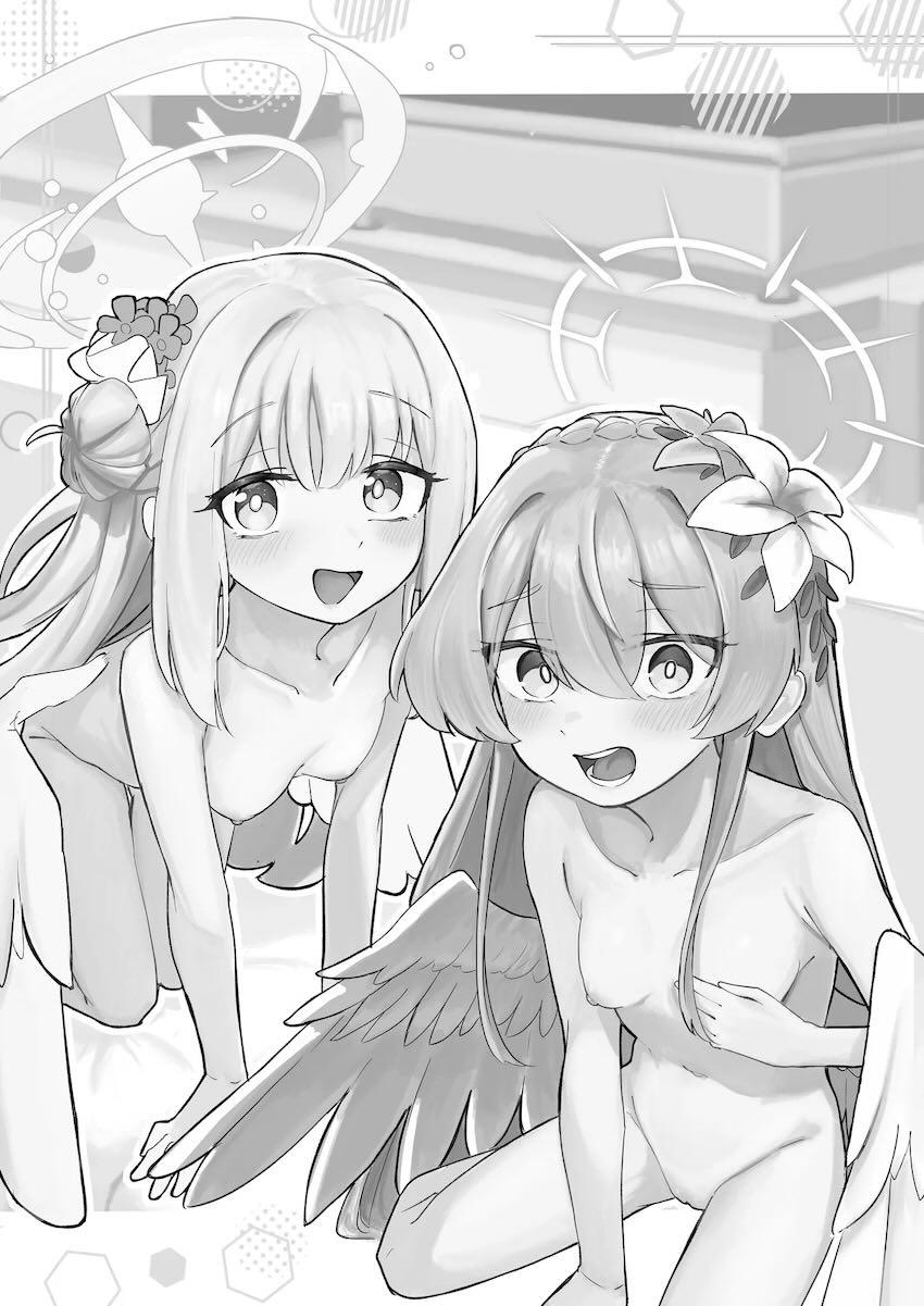 低身長つるぺたロリっ娘たちの幼マンコに生中出し合同誌 <> 104