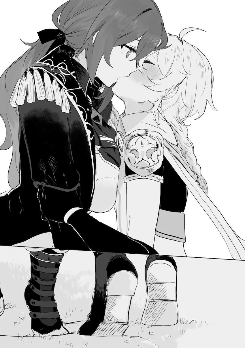 彼女のディルックさんとドキドキ処女童貞純愛えっち！ <> 006