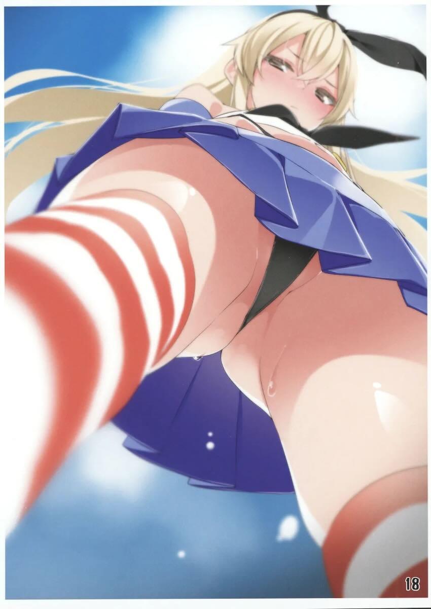 艦娘ちゃんたちのおぱんつ覗き込むフルカラーイラスト集 <> 017