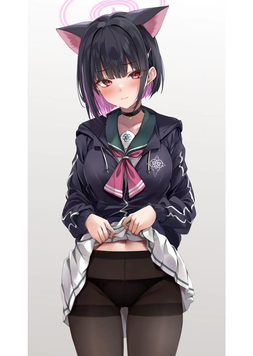 ブルアカの美少女ヒロインたちがぬぎぬぎ☆くぱぁおまんこ見せてくれるフルカラーイラスト集 <> 014