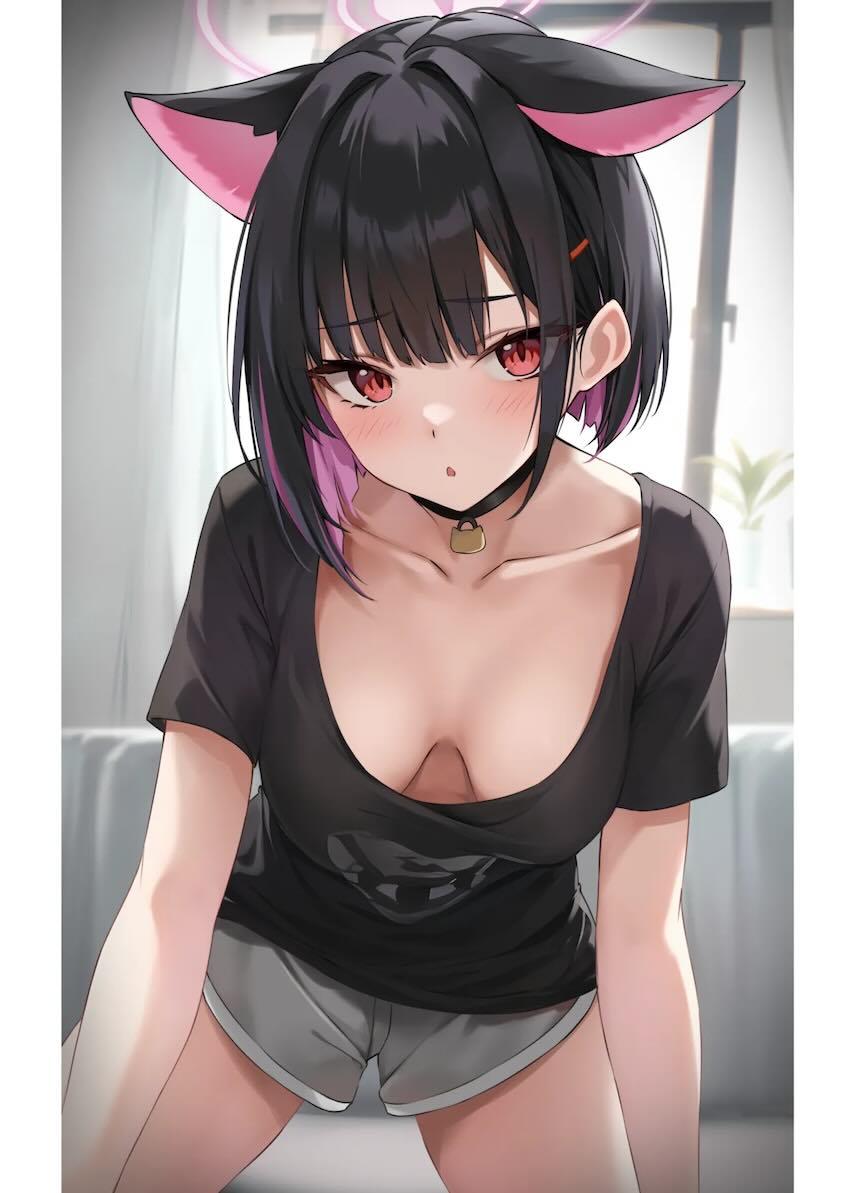 ブルアカの美少女ヒロインたちがぬぎぬぎ☆くぱぁおまんこ見せてくれるフルカラーイラスト集 <> 018