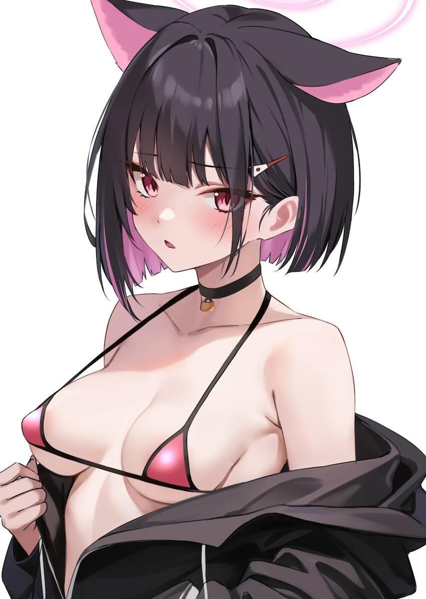 ブルアカの美少女ヒロインたちがぬぎぬぎ☆くぱぁおまんこ見せてくれるフルカラーイラスト集 <> 020