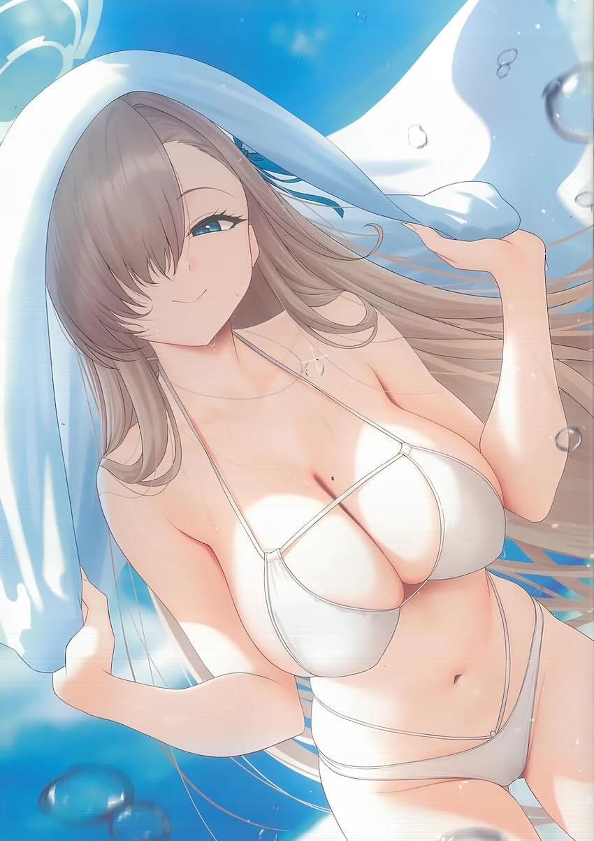 美巨乳アスナのグラビアイラスト集 <> 004