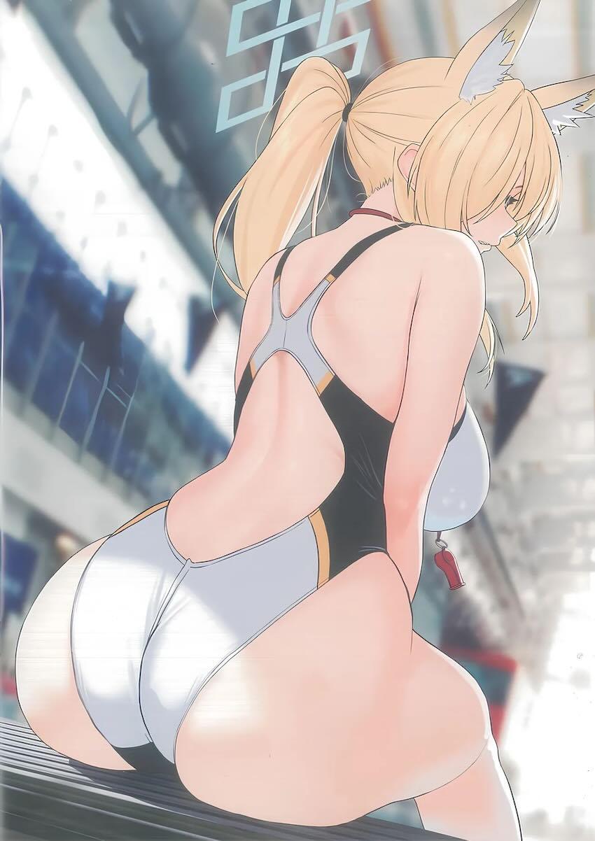 美巨乳アスナのグラビアイラスト集 <> 011
