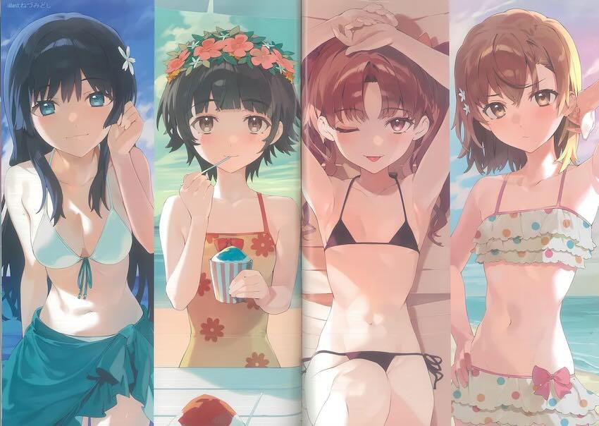 極小マイクロビキニのとあるヒロインたち！フルカラーイラスト集 <> 027