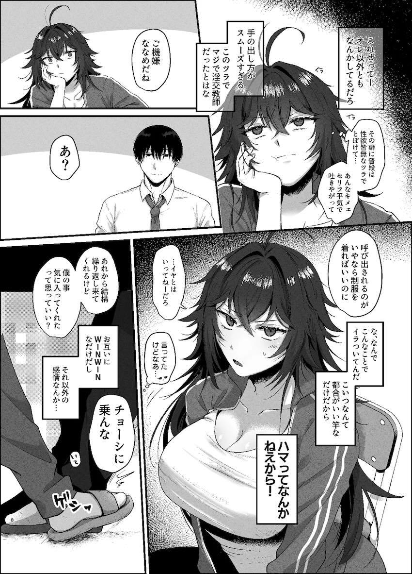 調子に乗ってエロ挑発した新任優男教師のセックスがうますぎた結果、秒でチン負けメス堕ちしてしまう不良のニヒリスター <> 007