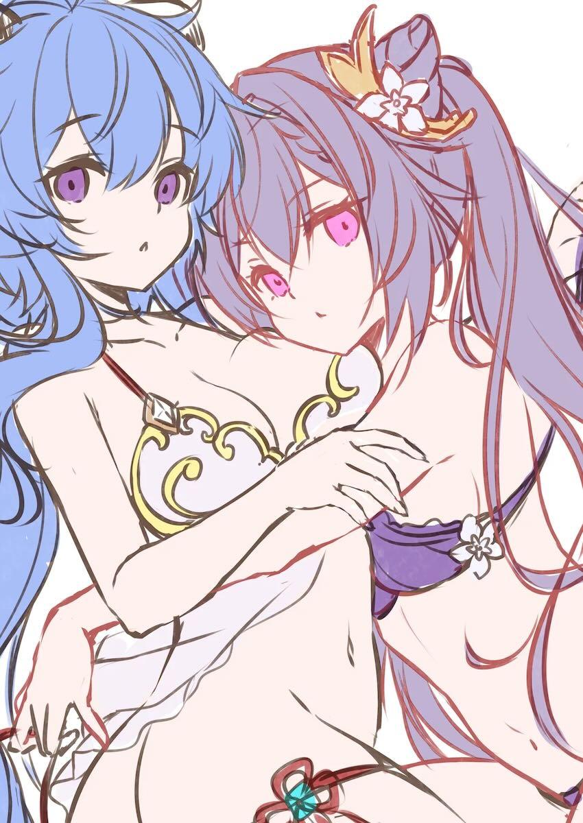 ヒルチャールと刻晴の輪姦乱交えっち！ <> 002