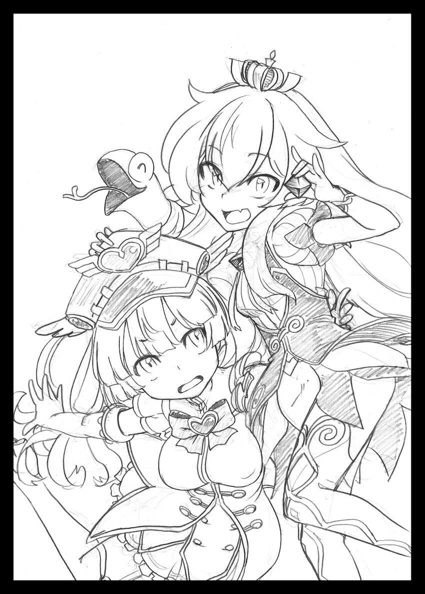 ヒーローショーでエスカレートしちゃうモニカとメドゥーサ <> 002