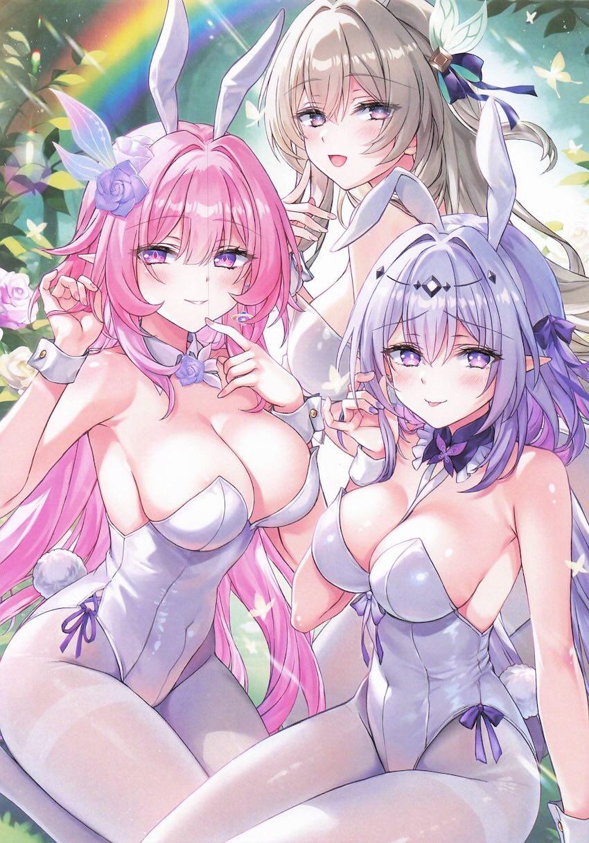 白バニーのホタル・キュレネ・キャストリスとフルカラーえっち！ <> 003