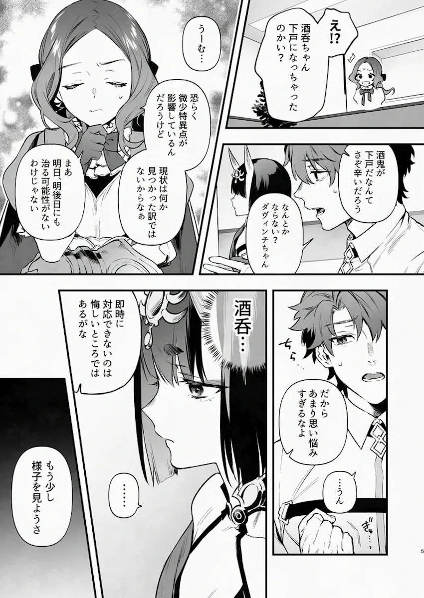 【前後編】お酒が弱くなっちゃった酒呑童子と両想い純愛えっち <> 018