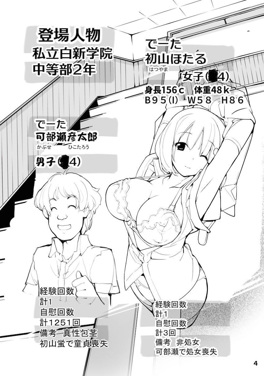 好奇心旺盛な天然無知なJC少女と冴えないスケベクラスメイト男子の校内セックス！ <> 003