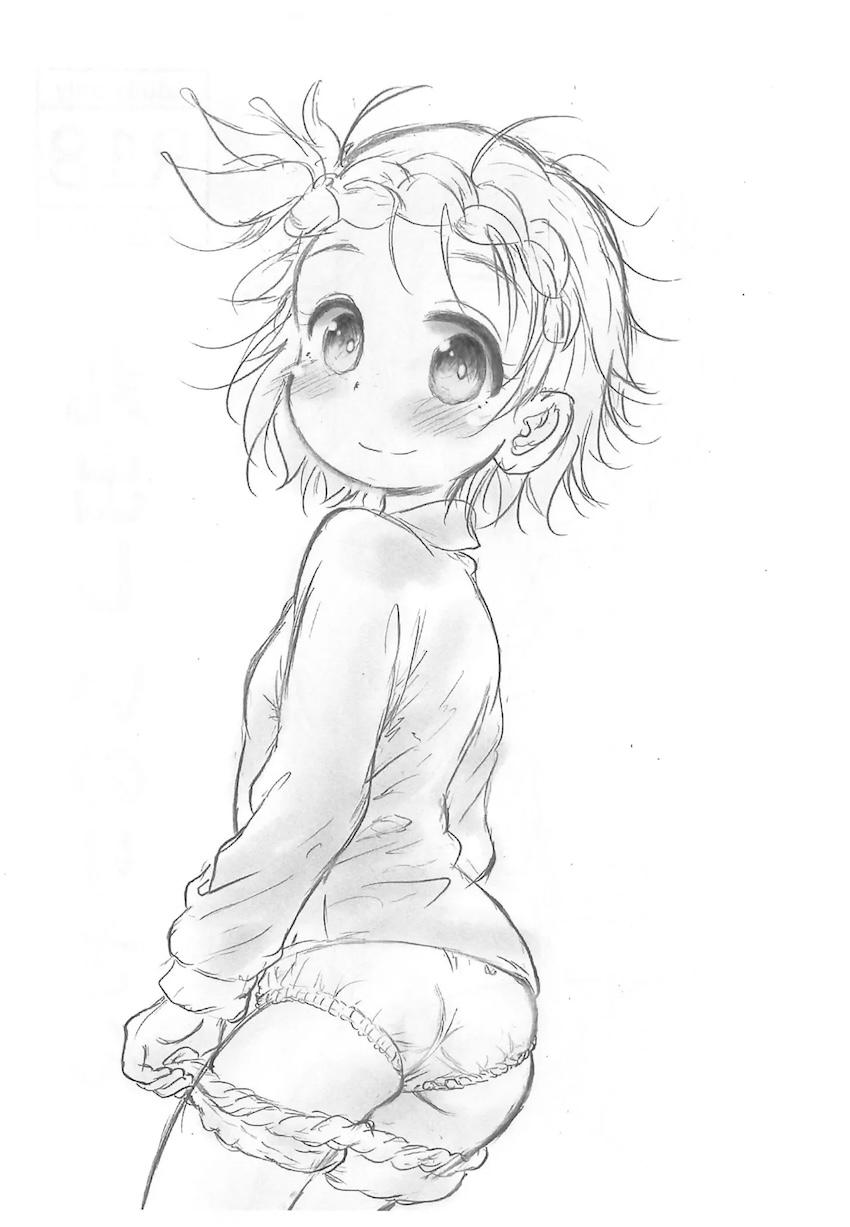 つるぺたロリっ娘JSいのりちゃんラフイラスト集 <> 002