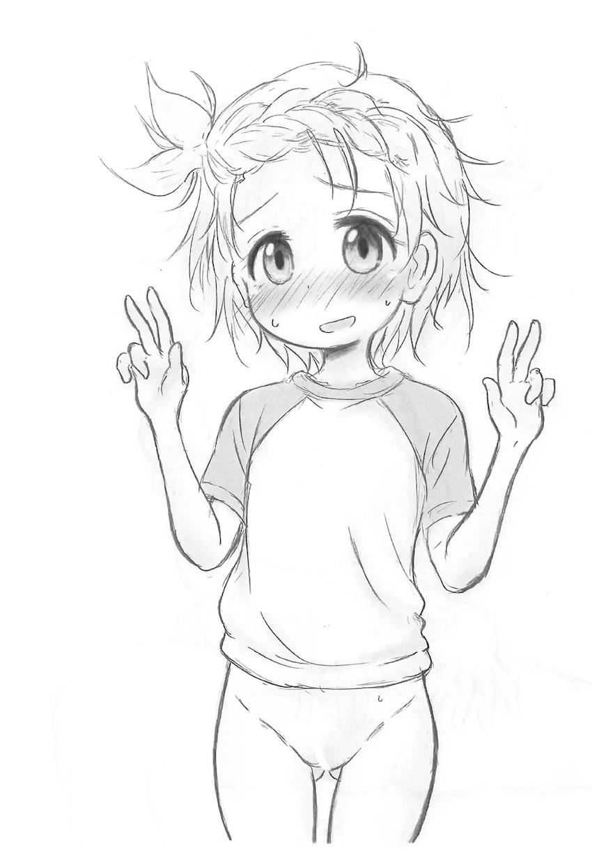 つるぺたロリっ娘JSいのりちゃんラフイラスト集 <> 003