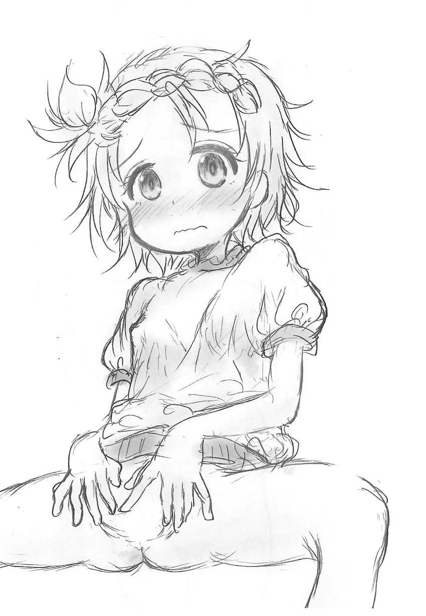 つるぺたロリっ娘JSいのりちゃんラフイラスト集 <> 004