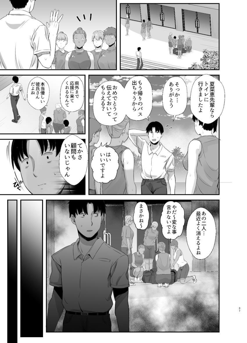 続・彼氏とのセックスがスケベ部活顧問に見つかってしまった褐色陸上JK。停学をチラつかされ日焼け跡クッキリの健康的エロボディを犯されてしまう！ <> 036