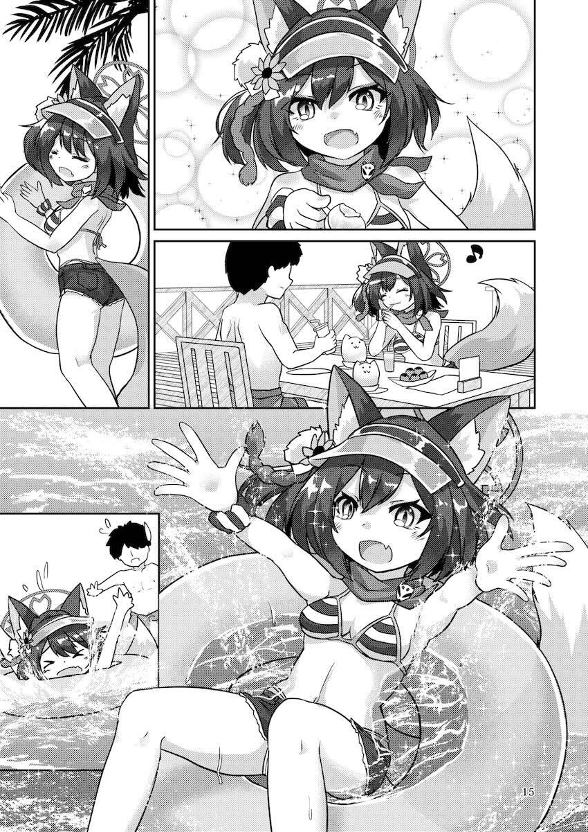 積極的なイズナと海でラブラブえっち <> 014