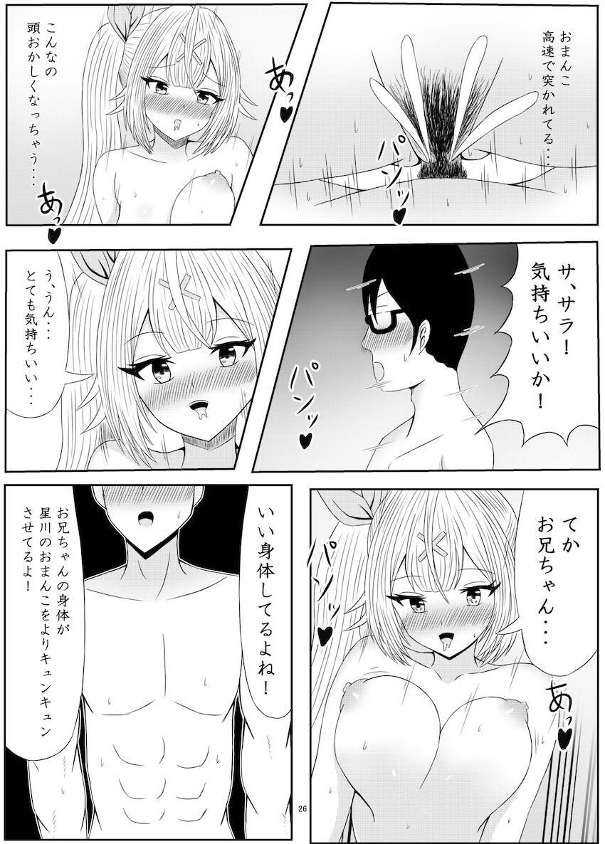 妹の星川サラが童貞兄を誘惑攻撃！ <> 026