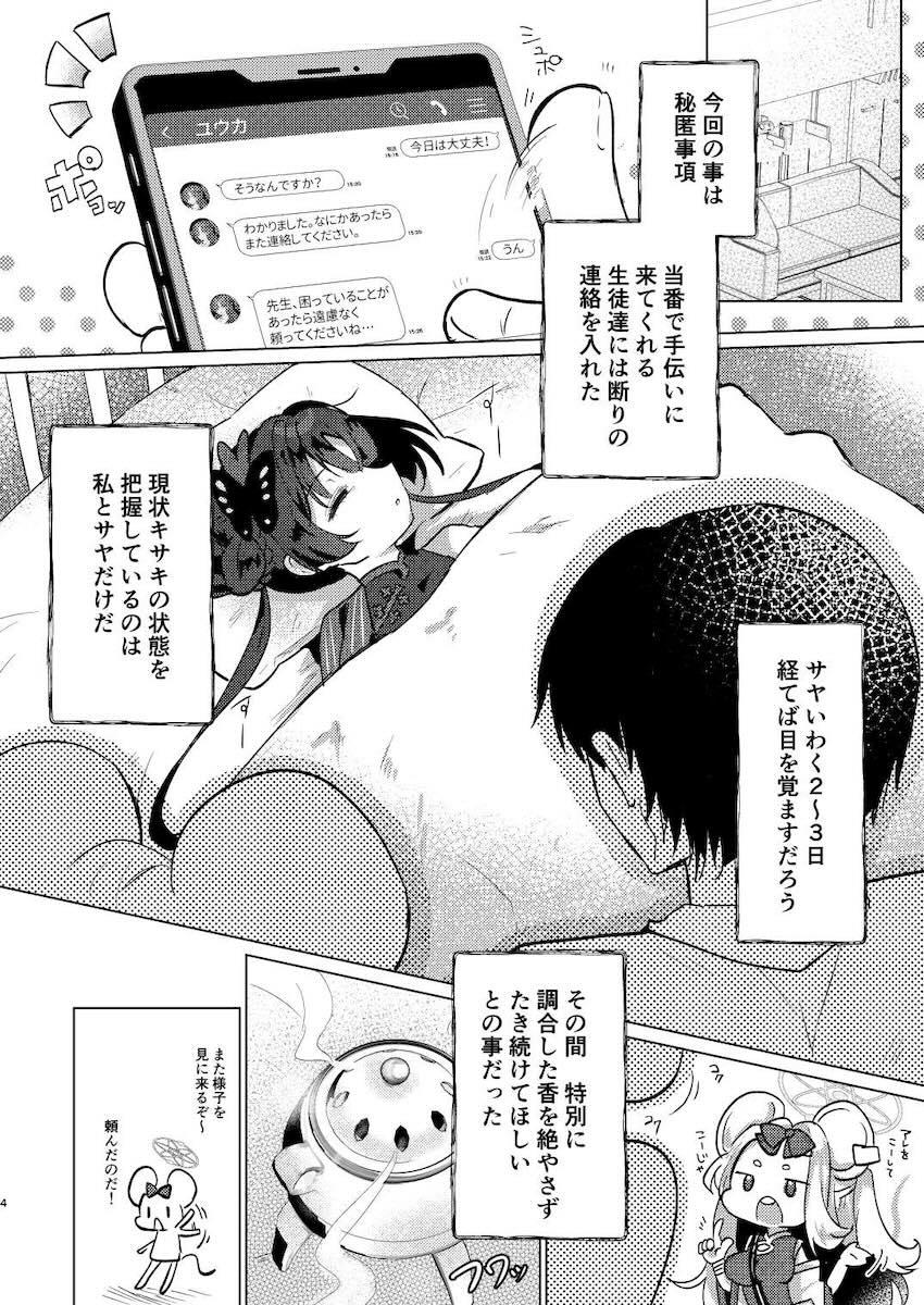 突然倒れ深い眠りに入ってしまったキサキに劣情をぶつける！ <> 003