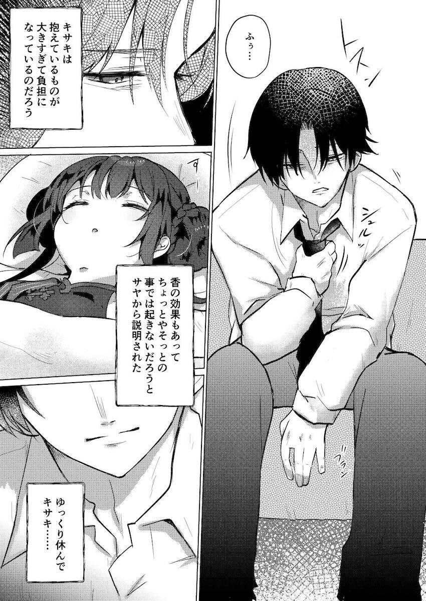 突然倒れ深い眠りに入ってしまったキサキに劣情をぶつける！ <> 004
