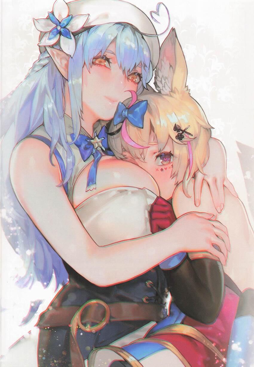ふたなりポルカとセックスするノエル＆マリン <> 031