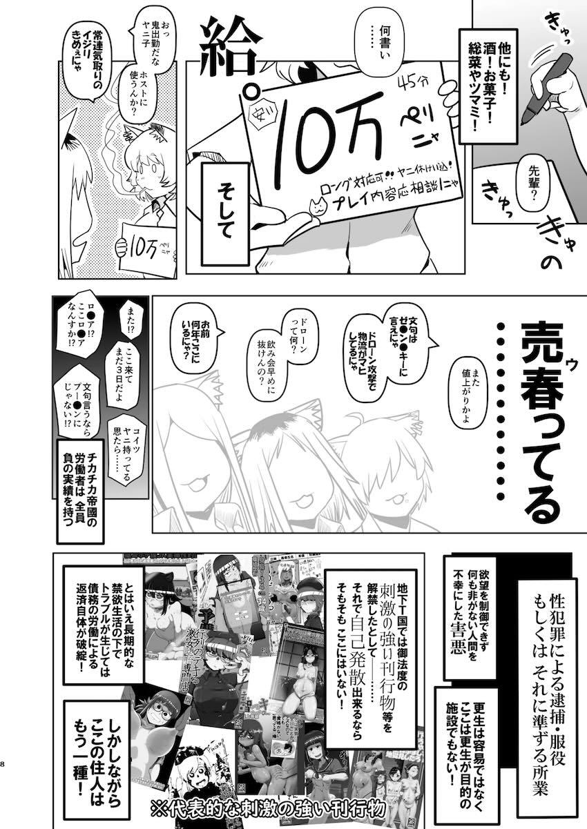 風俗で働いて借金返済するヤニねこたち <> 007