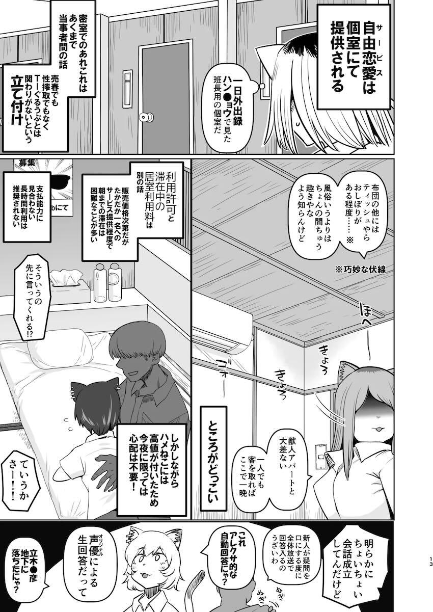 風俗で働いて借金返済するヤニねこたち <> 012