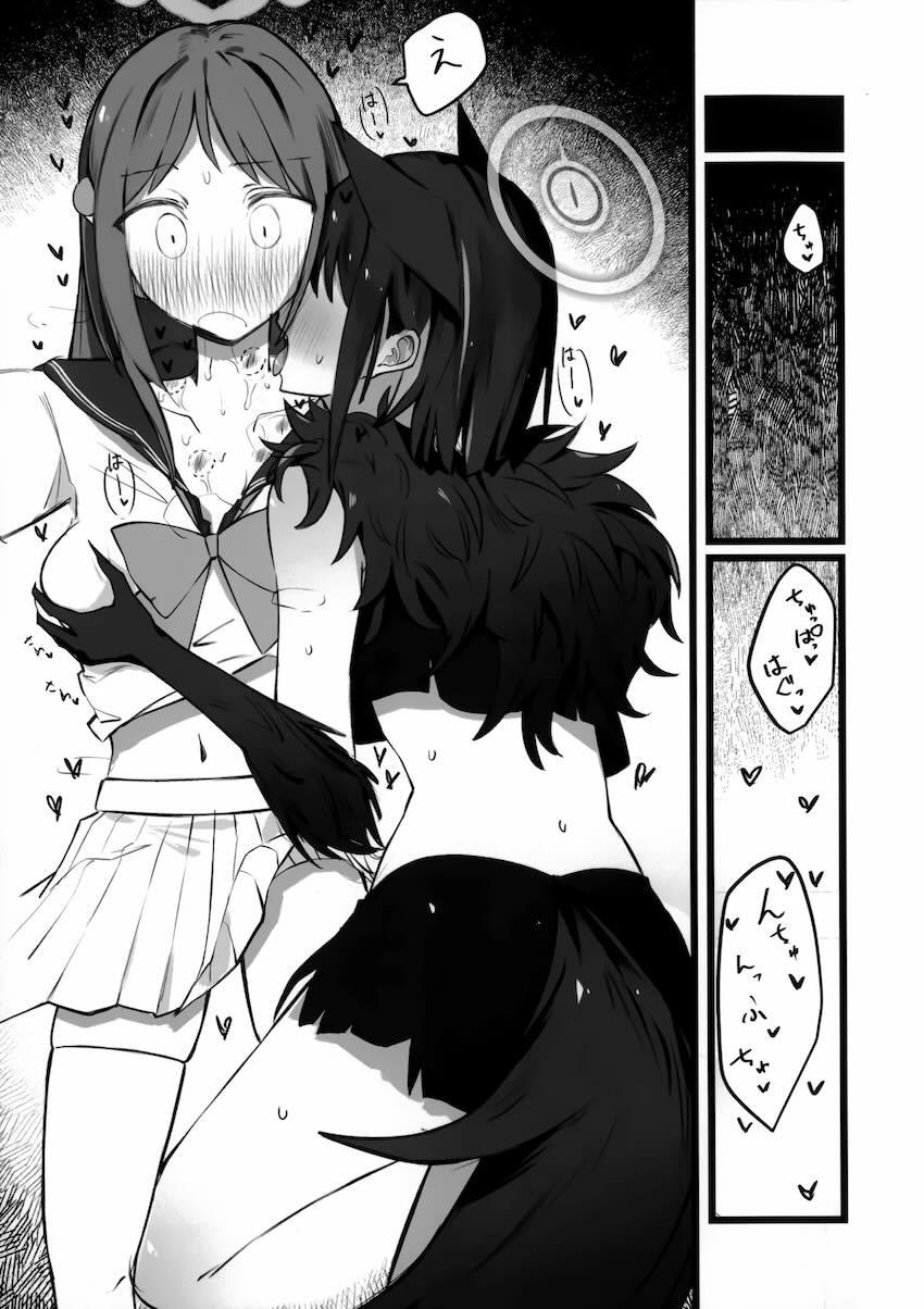カズサとアイリがコスプレ百合えっちする話 <> 008