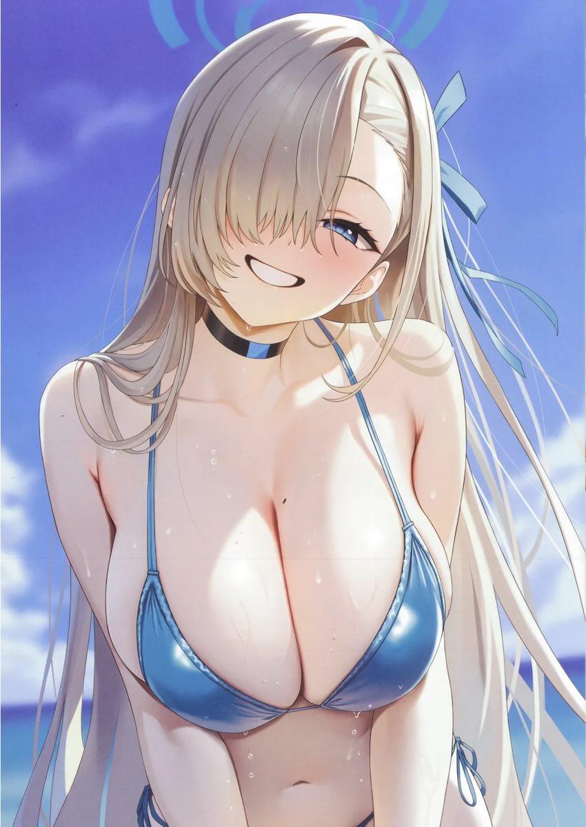 アスナ＆カリンのえちえち水着グラビア☆美麗フルカラーイラスト集 <> 005