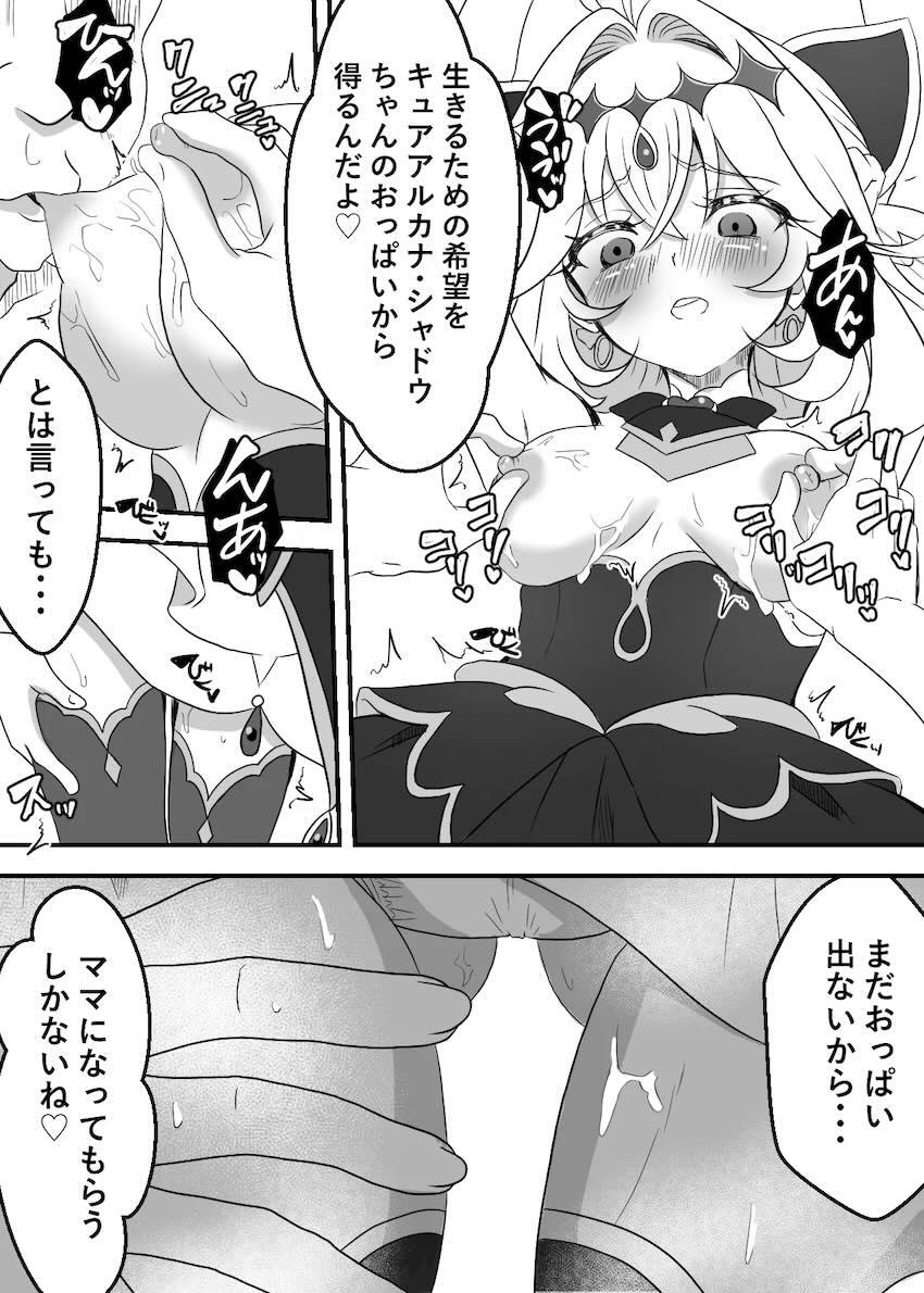 キモい中年ファンおじさんたちにおまんこサービスするキュアアルカナ・シャドウちゃん！ <> 014