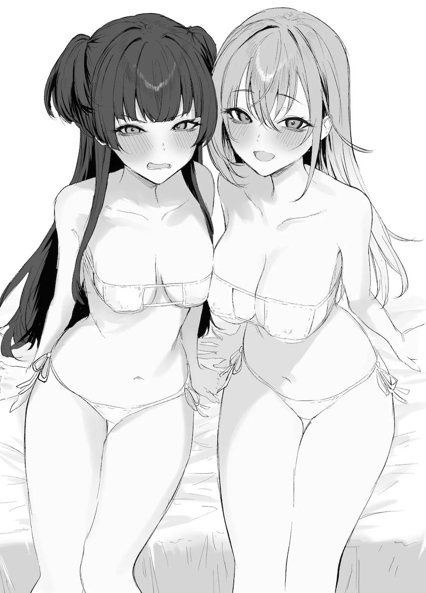 冬優子と羽那のえっちなイラスト本β <> 002