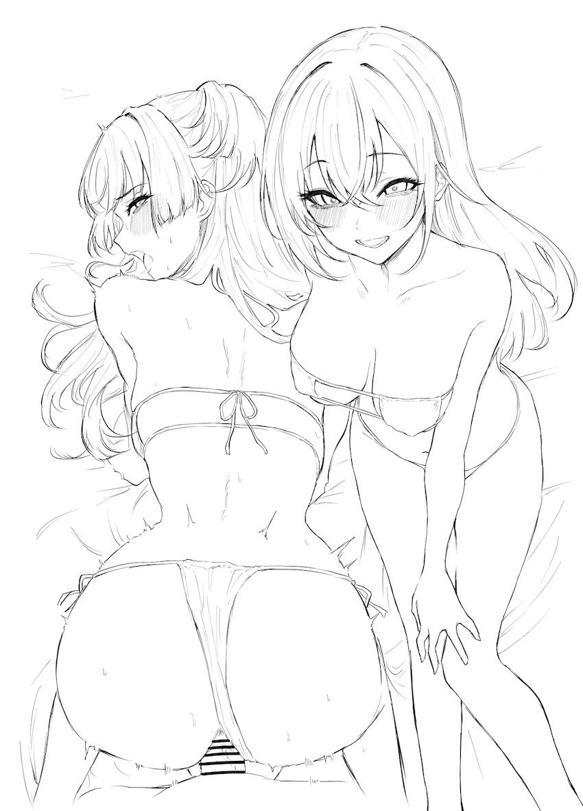 冬優子と羽那のえっちなイラスト本β <> 006