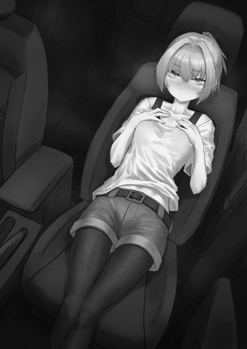不知火とデート終わりに濃厚カーセックス！ <> 003