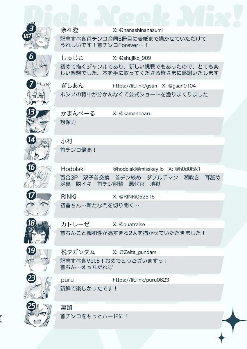 まさかのマニアック合同誌第五弾！頭と胴体がおちんちんで繋がってる！？ <> 194