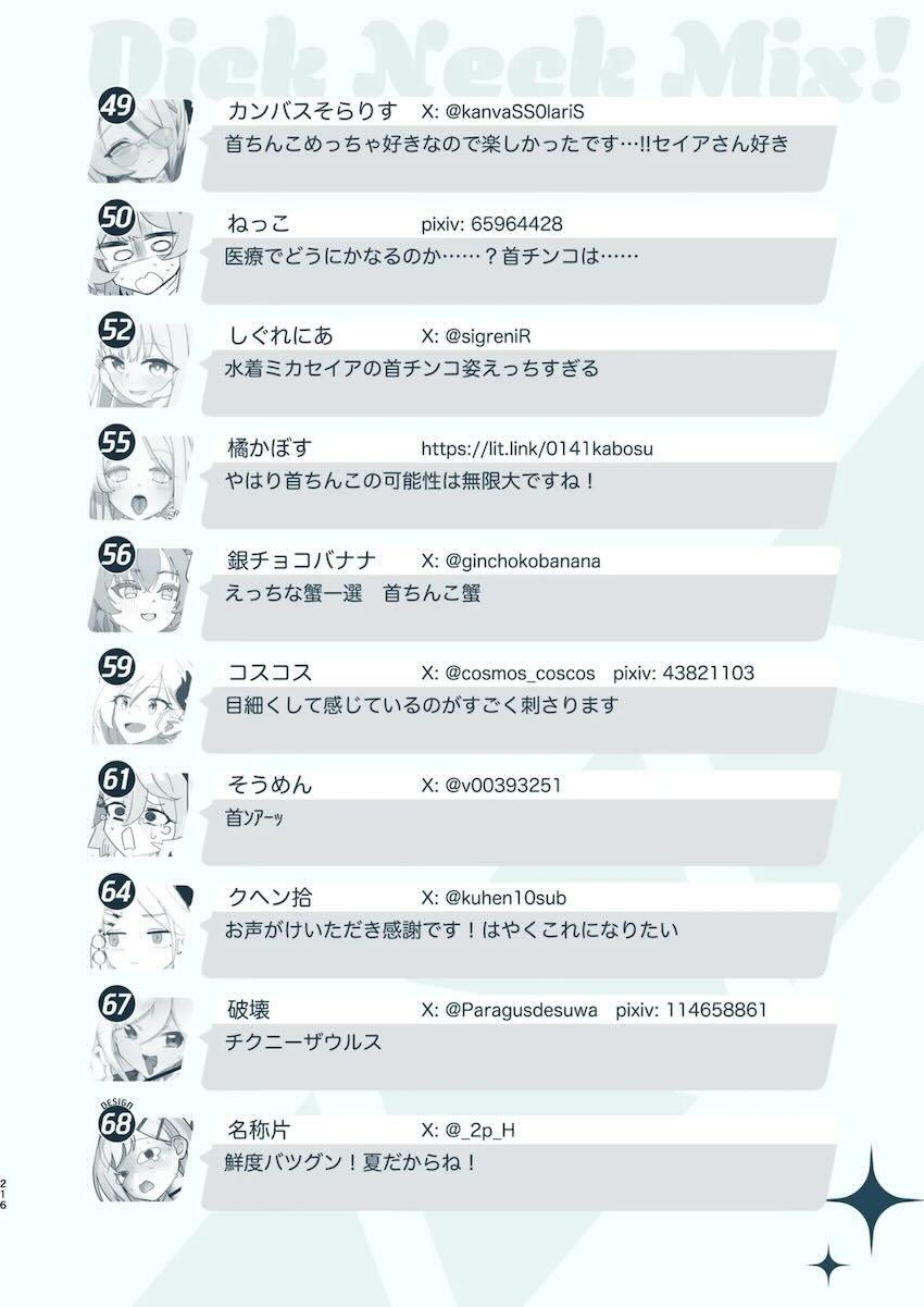 まさかのマニアック合同誌第五弾！頭と胴体がおちんちんで繋がってる！？ <> 196