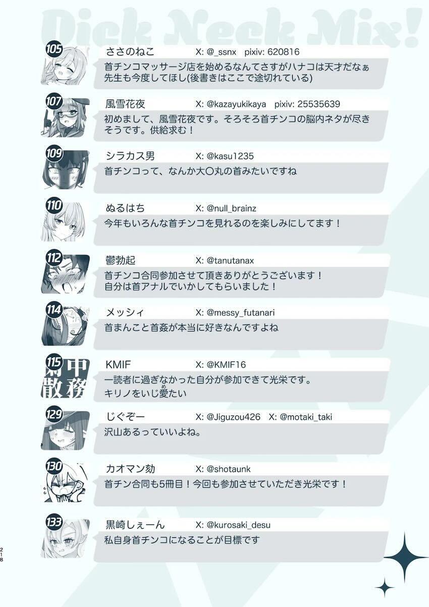 まさかのマニアック合同誌第五弾！頭と胴体がおちんちんで繋がってる！？ <> 198