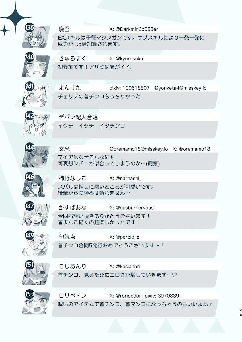 まさかのマニアック合同誌第五弾！頭と胴体がおちんちんで繋がってる！？ <> 199